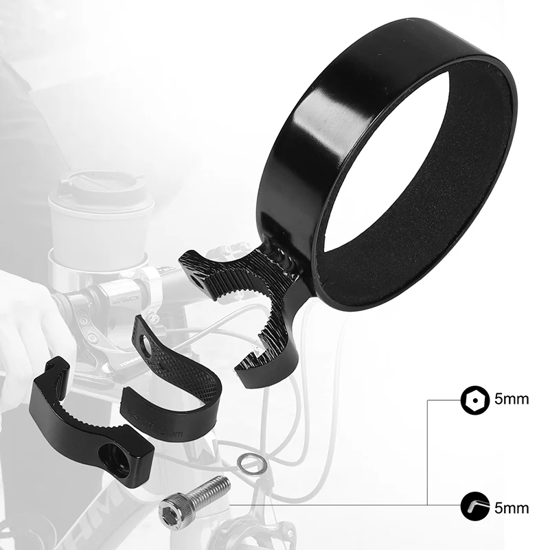 Aluminum Bicycle Cup Holder (with free coffee mug) - Image 5