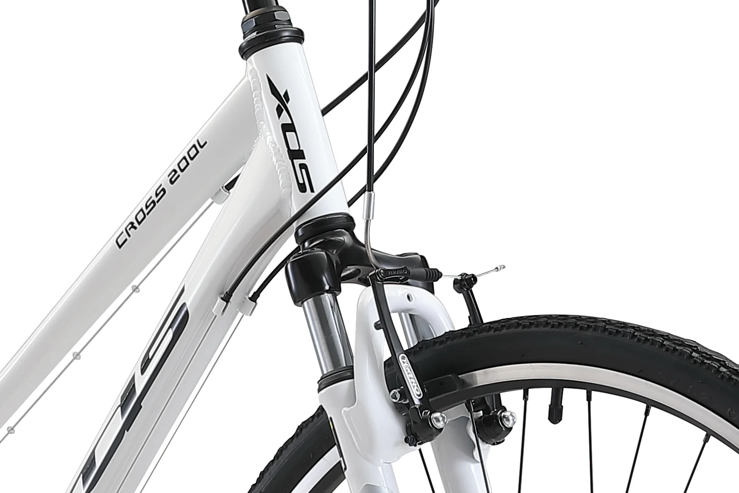 XDSBIKE Cross 200 21sp 700C Step-Through Comfort Hybrid Bike // Arctic White - Image 5