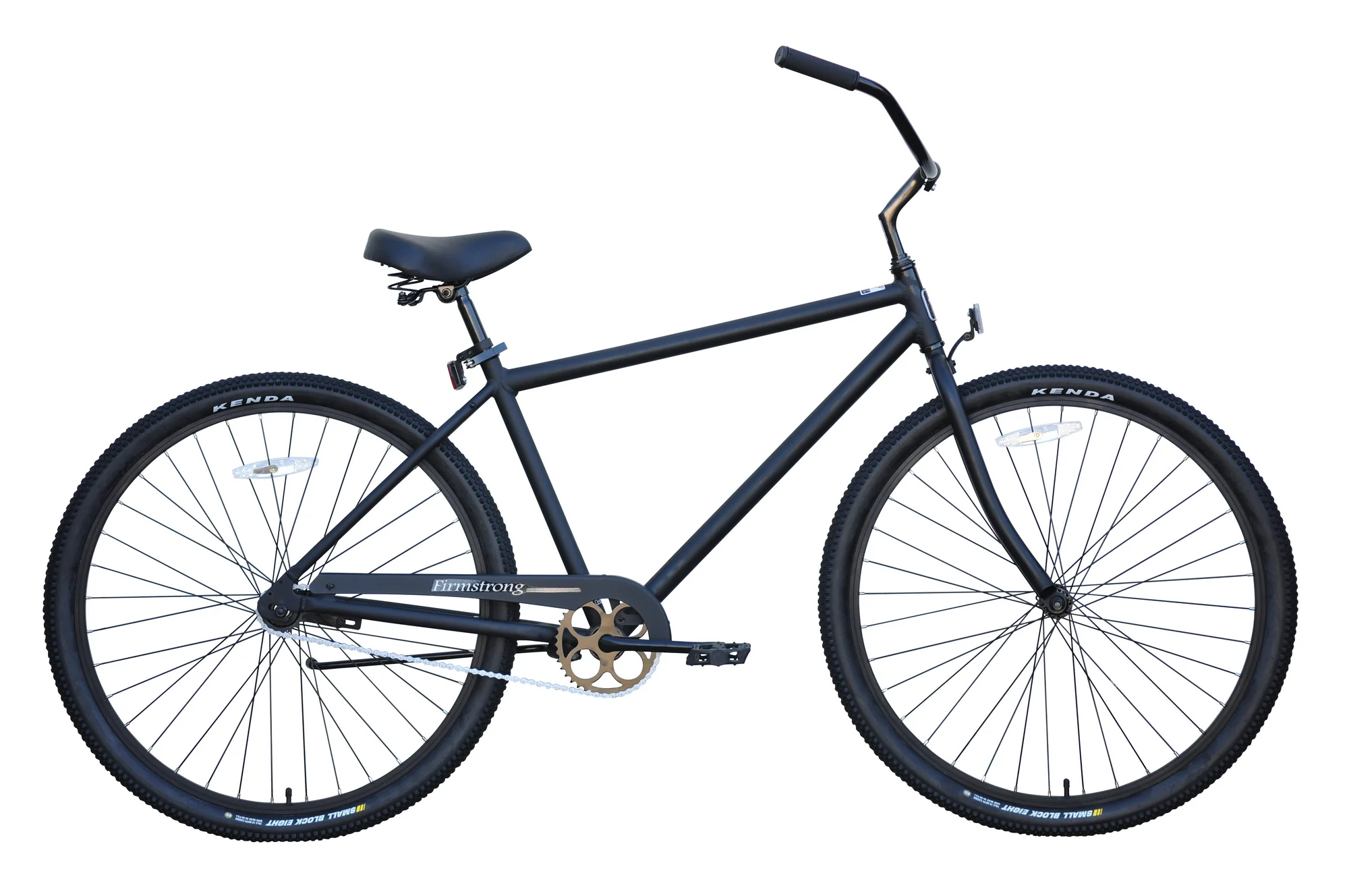 Firmstrong 29" Black Rock Cruiser - Matte Black, Heavy Duty, Single Speed Men's Bike