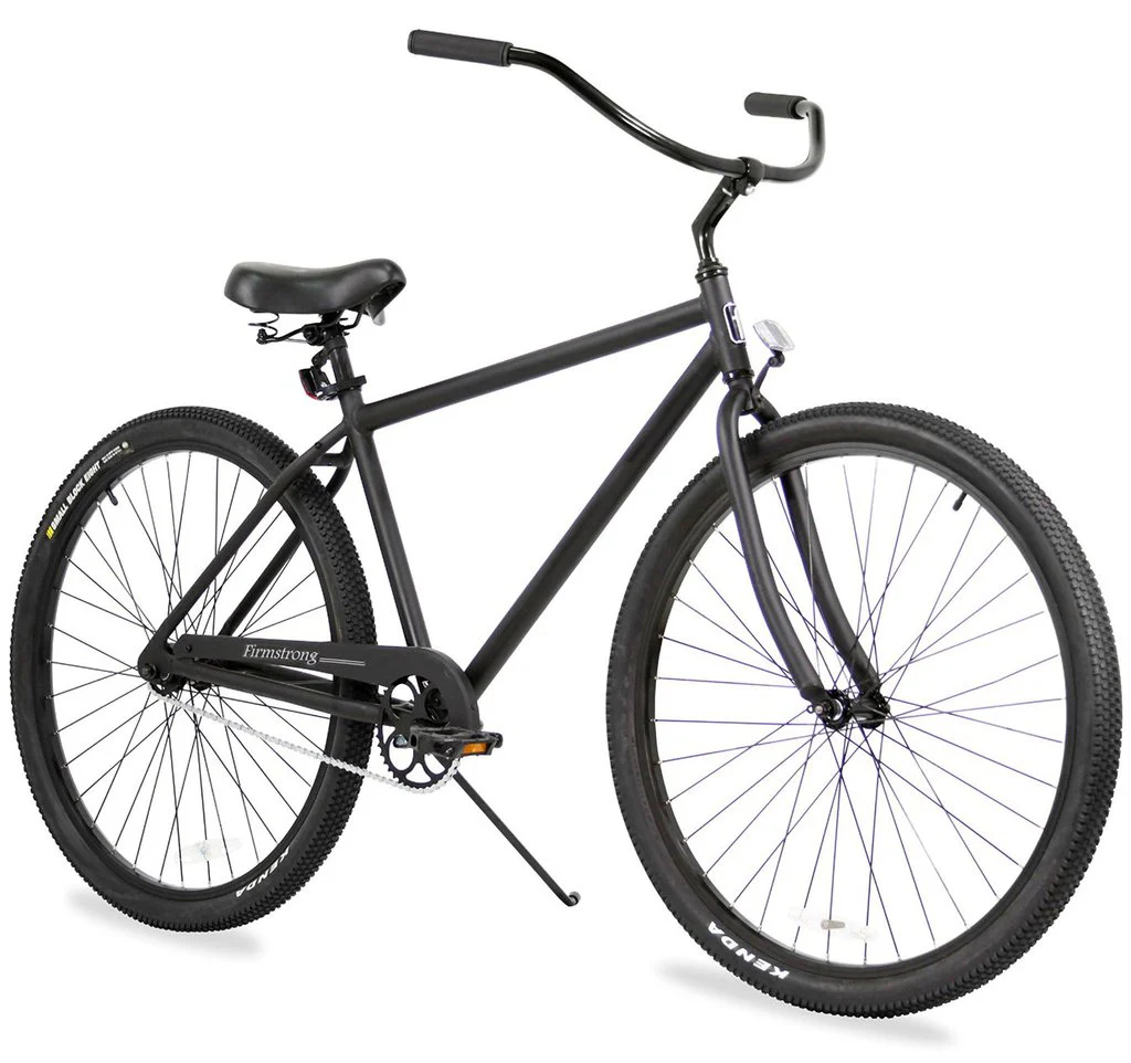 Firmstrong 29" Black Rock Cruiser - Matte Black, Heavy Duty, Single Speed Men's Bike - Image 2