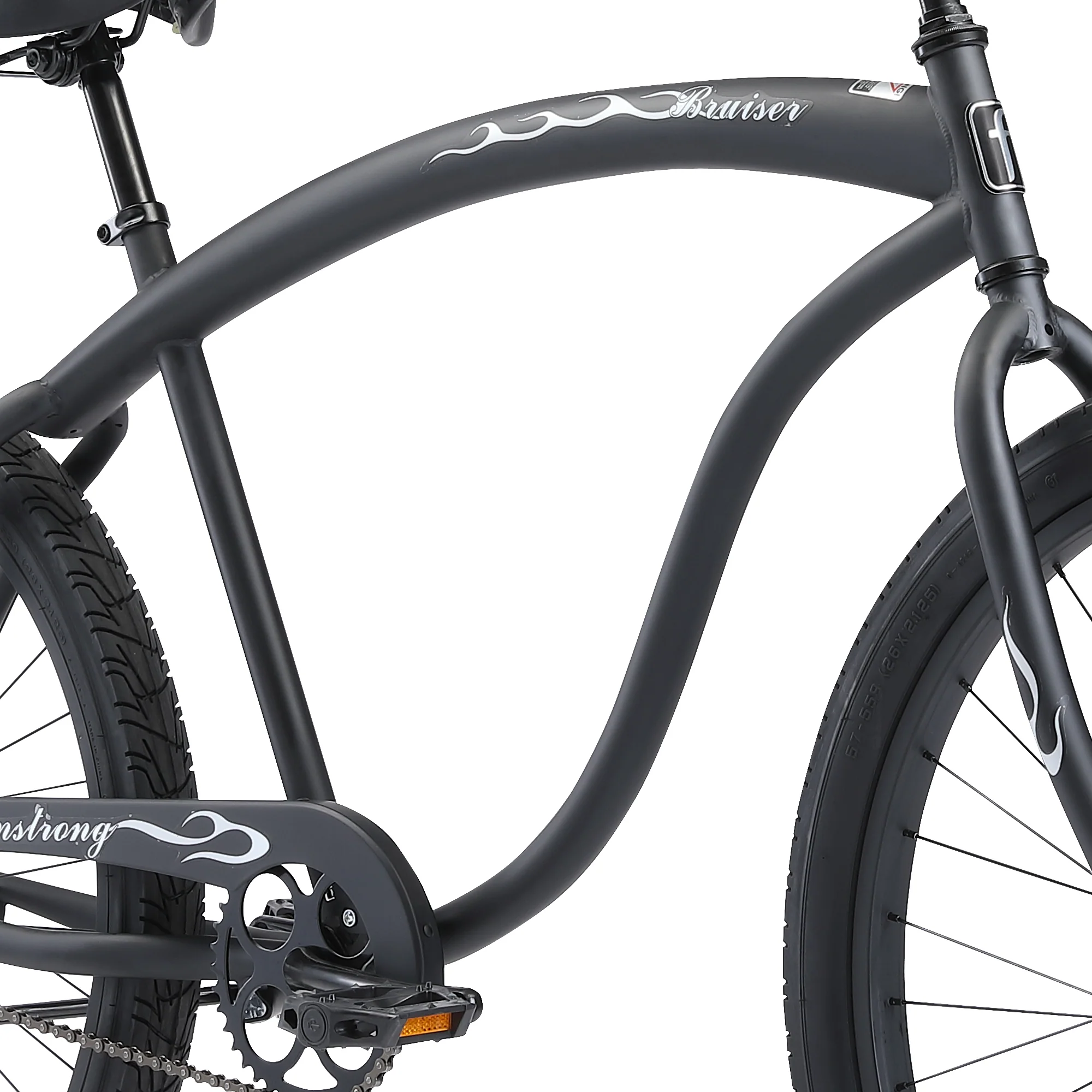 Firmstrong Bruiser 7 Speed Men's Beach Cruiser Bike - Image 2